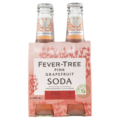Fever Tree Pink Grapefruit Soda 200mL Each | Liquorland