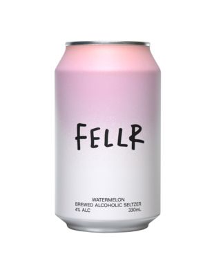 Fellr Watermelon Brewed Alcoholic Seltzer Can 330mL Each | Liquorland