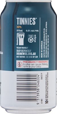 Tinnies Xpa Can 375mL Each | Liquorland