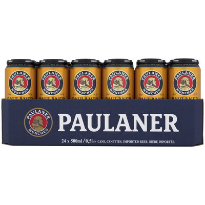 Paulaner Munchner Hell Can 500mL Carton 24 | undefined