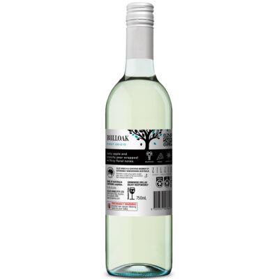 Zilzie Bulloak Pinot Grigio 750mL Each | undefined