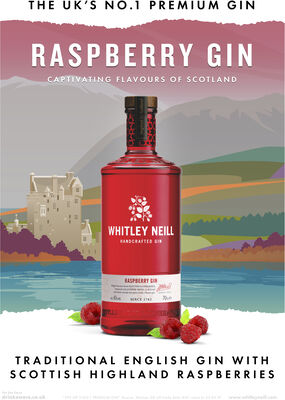 Whitley Neill Raspberry Gin 700mL Each | undefined
