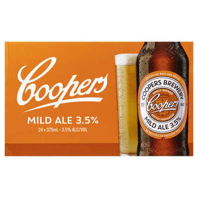 Coopers Mild Ale Bottle 375mL Carton 24 | undefined