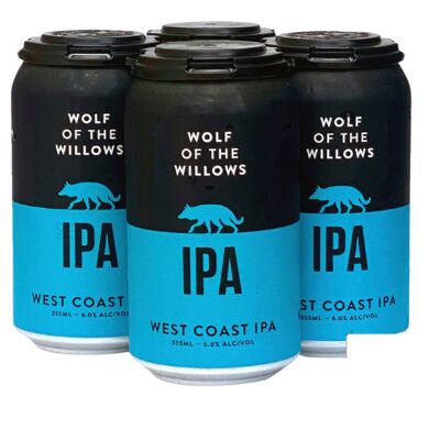 Wolf Of The Willows Ipa Homage Can 355mL Pack 4 | Liquorland