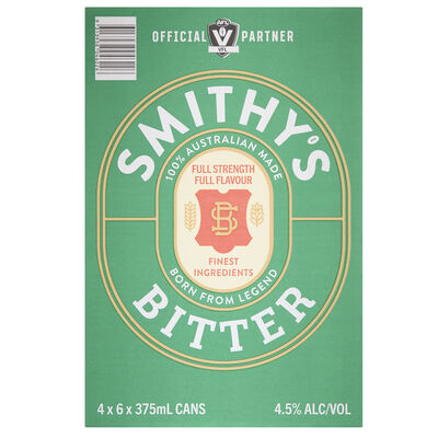 Smithy S Bitter Can 375mL Carton 24 | undefined