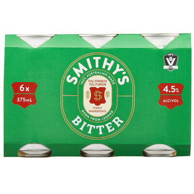 Smithy S Bitter Can 375mL Pack 6 | Liquorland