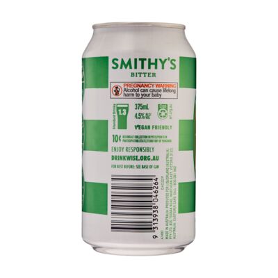 Smithy S Bitter Can 375mL Each | Liquorland