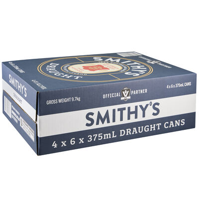 Smithy S Draught Can 375mL Carton 24 | undefined