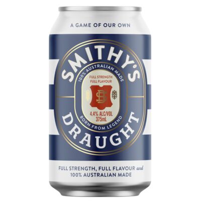 Smithy S Draught Can 375mL Each | Liquorland