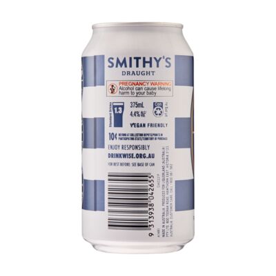 Smithy S Draught Can 375mL Each | Liquorland