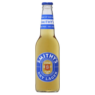 Smithy S Dry Lager Bottle 330mL Each | Liquorland
