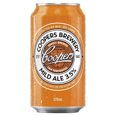 Coopers Mild Ale Can 375mL Each | Liquorland