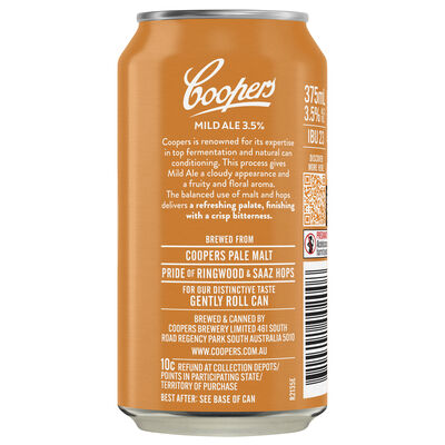 Coopers Mild Ale Can 375mL Each | Liquorland