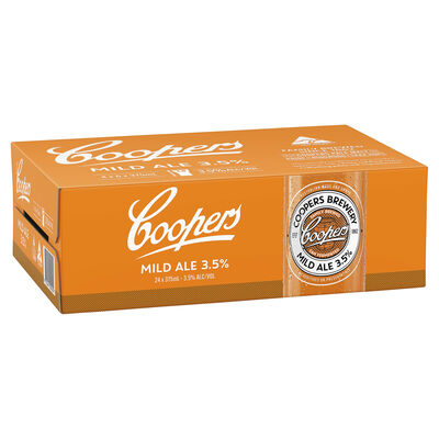 Coopers Mild Ale Can 375mL Carton 24 | Liquorland