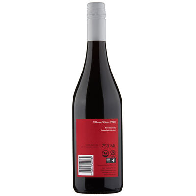 Bone Dry Drinks T Bone Shiraz 750mL Each | undefined