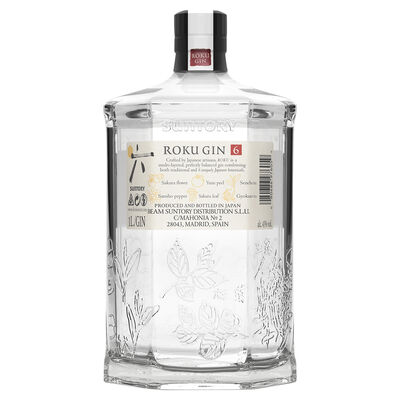 Roku Japanese Gin 1lt Each | undefined