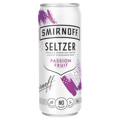 Smirnoff Seltzer Mixed Can 250mL Pack 12 | Liquorland