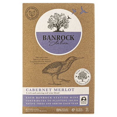 Banrock Station Cabernet Merlot Cask 2l Each | Liquorland