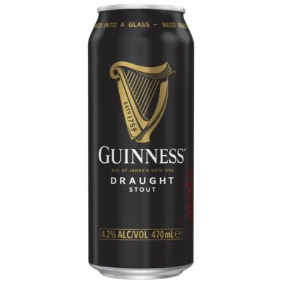 Guinness Draught Can 470mL Each | Liquorland