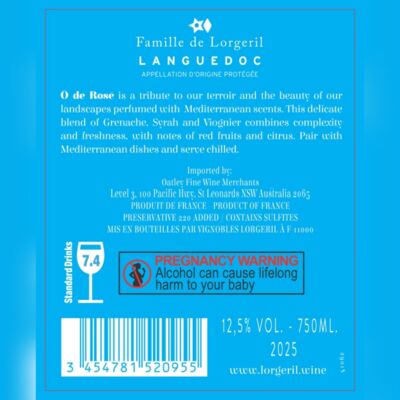 Maison Lorgeril O De Rose 750mL Each | Liquorland