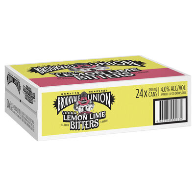 Brookvale Union Vodka Lemon Lime Bitters Can 330mL Carton 24 | Liquorland