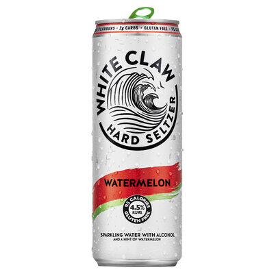 White Claw Hard Seltzer Watermelon 330mL Pack 4 | Liquorland