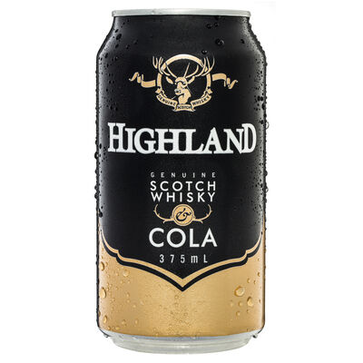 Highland Scotch Cola Can 375mL Each | Liquorland