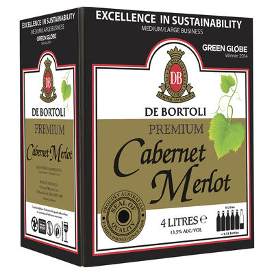 De Bortoli Premium Cabernet Merlot Cask 4l Each | Liquorland