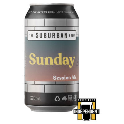 The Suburban Brew Sunday Session Ale Can 375mL Each | Liquorland