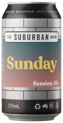 The Suburban Brew Sunday Session Ale Can 375mL Each | Liquorland
