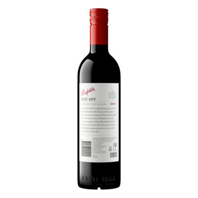 Penfolds Bin 407 Cabernet Sauvignon 2019 Clr 750mL Each | Liquorland