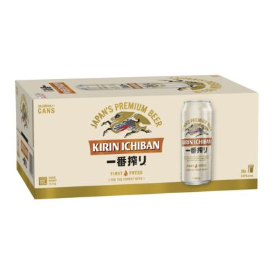 Kirin Ichiban Can 500mL Carton 24 | Liquorland