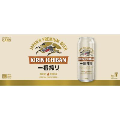 Kirin Ichiban Can 500mL Carton 24 | Liquorland