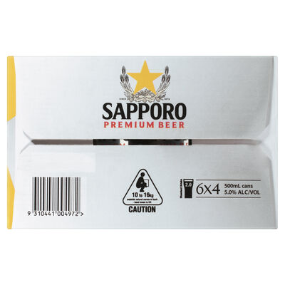 Sapporo Can 500mL Carton 24 | Liquorland
