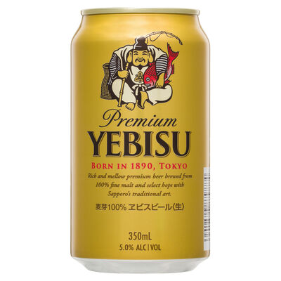 Yebisu Premium Can 350mL Each | Liquorland