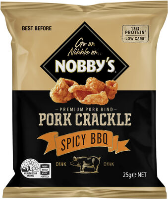 Nobbys Porky Bits Snacks Spicy Bbq 25gr Each | Liquorland