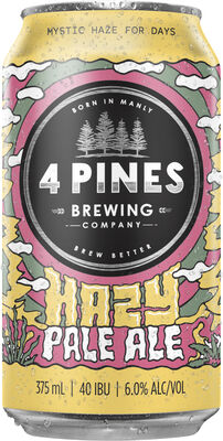 4 Pines Brewing Hazy Pale Ale Can 375mL Each | Liquorland