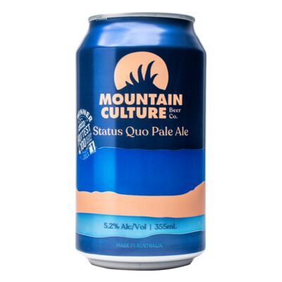 Mountain Culture Status Quo Pale Ale Can 355mL Each | Liquorland