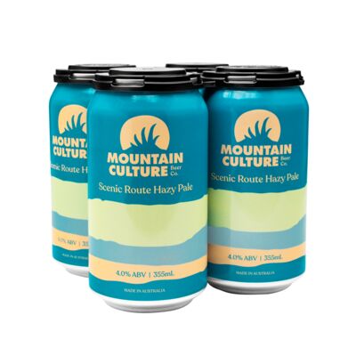 Mountain Culture Scenic Route Hazy Pale Can 355mL Pack 4 | Liquorland