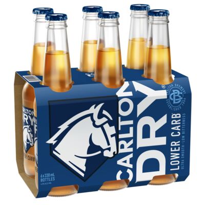 Carlton Dry Bottle 330mL Pack 6 | Liquorland