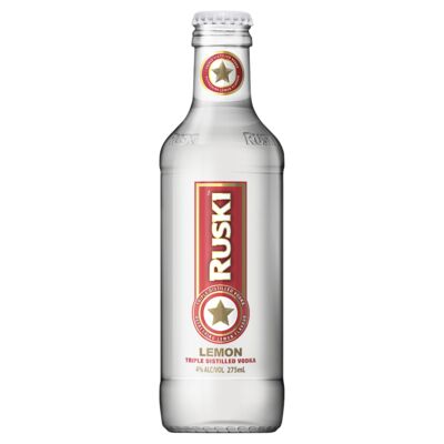 Ruski Lemon Bottle 275mL Each | Liquorland
