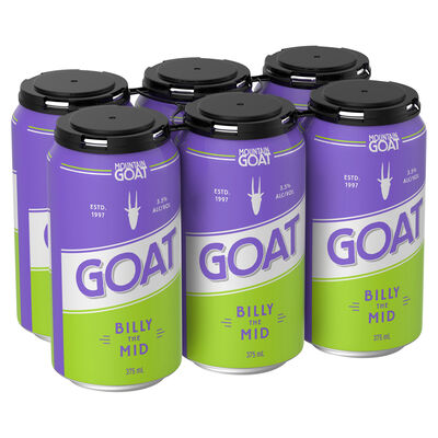 Mountain Goat Billy The Mid Can 375mL Pack 6 | Liquorland