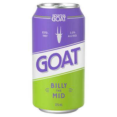 Mountain Goat Billy The Mid Can 375mL Each | Liquorland