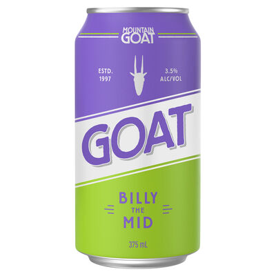 Mountain Goat Billy The Mid Can 375mL Each | Liquorland