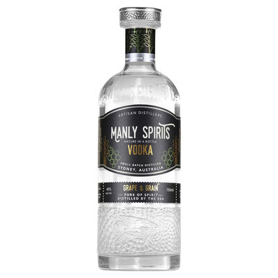 Manly Spirits Grape And Grain Vodka 700mL Each | undefined