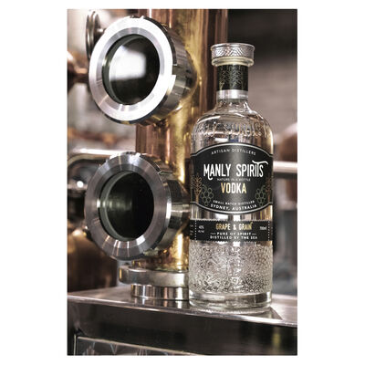 Manly Spirits Grape And Grain Vodka 700mL Each | undefined