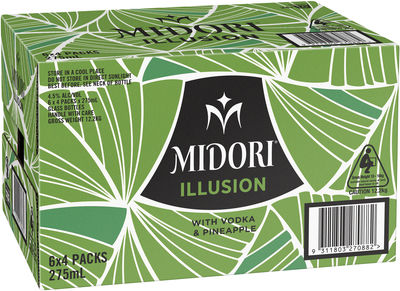 Midori Illusion Bottle 275mL Carton 24 | Liquorland