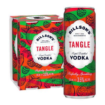 Billson S Tangle Vodka Mixed Drink Can 355mL Pack 4 | Liquorland