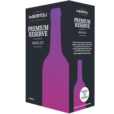 De Bortoli Premium Reserve Merlot Cask 2lt Each | Liquorland