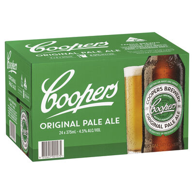Coopers Original Pale Ale Bottle 375mL Carton 24 | undefined